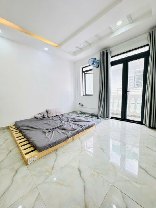 Nhà SHR 3 tầng HXH 55m2, Nở hậu – Đường Số 1 Gò Vấp S