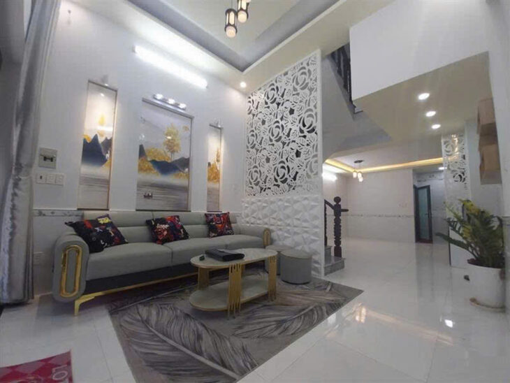 L1555 ⭐️ sát CV Làng Hoa Gò Vấp, SHR, Vuông, HXH, 4 tầng, 4x14m, 5.x tỷ