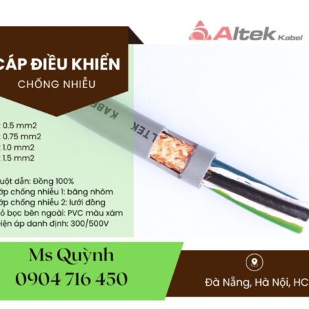 Cáp điều khiển tín hiệu 4×1.0, 4×1.5 Altek Kabel Đà Nẵng, Hà Nội