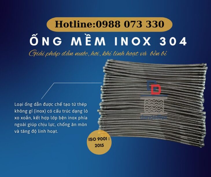 ỐNG MỀM INOX – CHỊU NHIỆT, CHỐNG GỈ, SIÊU BỀN