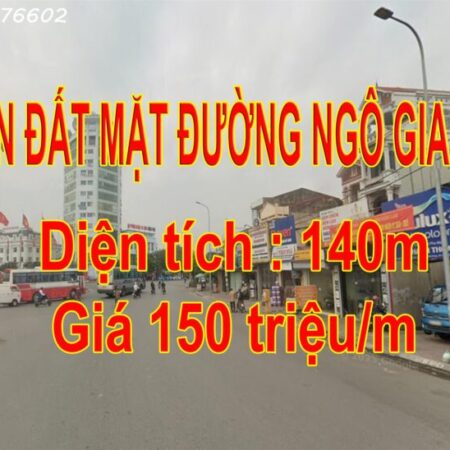 Bán nhà mặt phố Ngô Gia Tự, 150 triệu/m2, 140m2, Hải An, Hải Phòng giá rẻ