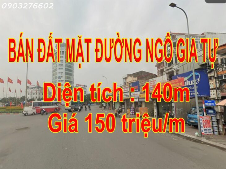 Bán nhà mặt phố Ngô Gia Tự, 150 triệu/m2, 140m2, Hải An, Hải Phòng giá rẻ
