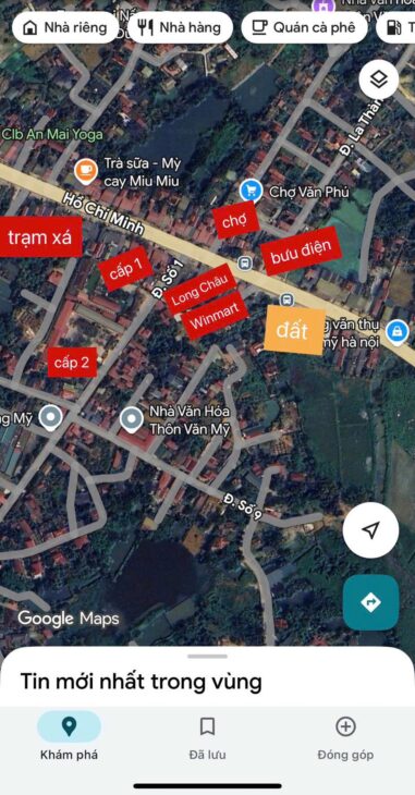 ĐẤT ĐẸP – GIÁ TỐT – Vị Trí Đắc Địa Tại Mặt đường Hồ Chí Minh, Hoàng Văn Thụ, Chương Mỹ, Hà Nội