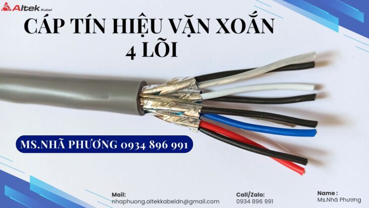 CÁP TÍN HIỆU VẶN XOẮN 4 LÕI ĐÀ NẴNG – HÀ NỘI – HỒ CHÍ MINH