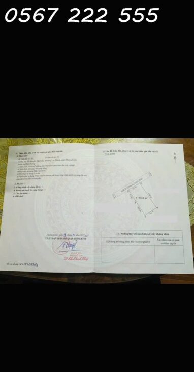 Chính chủ gửi bán lô đất đẹp nhánh 3 Bùi Phổ – phường Tân Thành, quận Dương Kinh – Hải Phòng