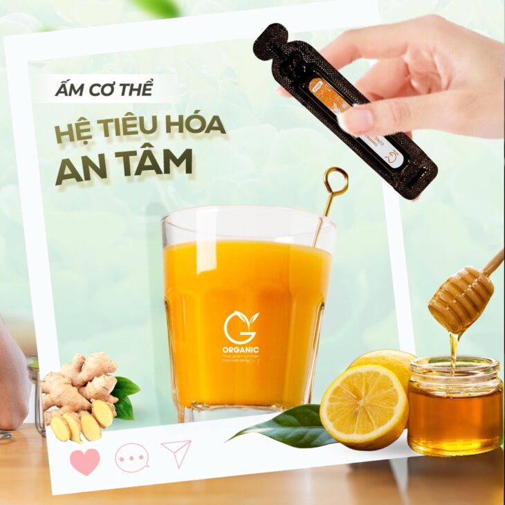 G.Organic – giữ ấm giọng nói – giữ ấm năng lượng yêu thương mỗi ngày