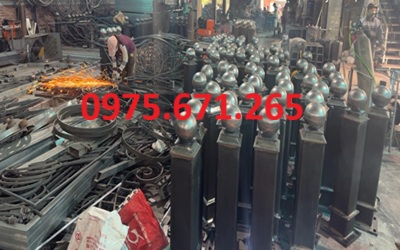 Xưởng sản xuất cổng cửa lan can sắt mĩ thuật số 1 Hà Nội