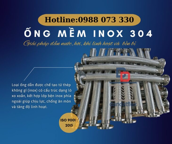 ỐNG MỀM INOX – CHỊU NHIỆT, CHỐNG GỈ, SIÊU BỀN
