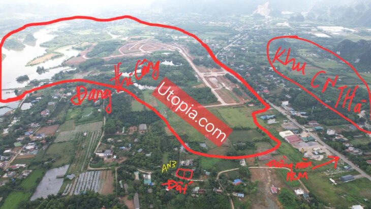 2 LÔ ĐẤT DÂN NGÃ 3 AN NGHĨA – SÁT DỰ ÁN UTOPIA, GIÁ CHỈ TỪ 4,5TR/M2