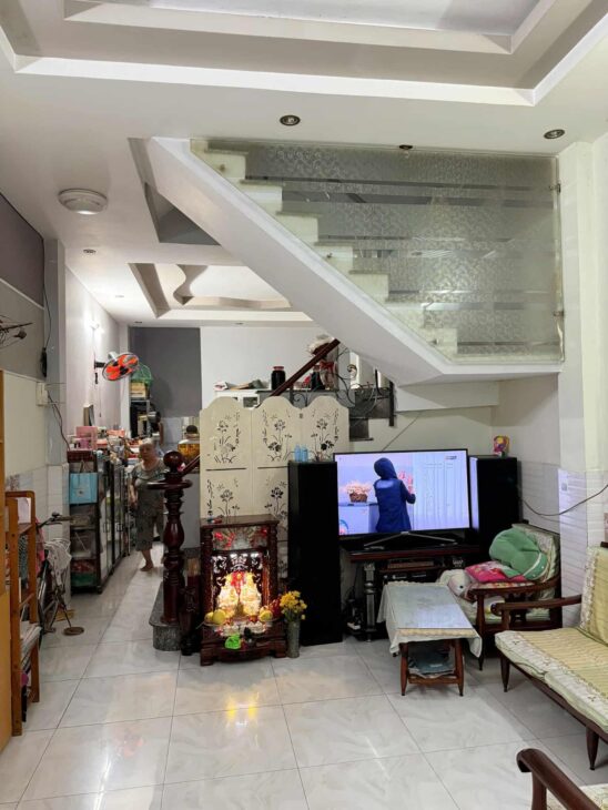 NHÀ ĐẸP KHU BIỆT THỰ 4 TẦNG BTCT 52M2, ĐƯỜNG 7M – Ô TÔ NGỦ NHÀ. HƯƠNG LỘ 2, BTĐA, BÌNH TÂN.