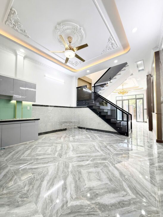 Bán Nhà Đúc 2 Tầng 79m² Nở Hậu Gần Mặt Tiền Dương Công Khi Nhà Máy Nước Tân Hiệp.