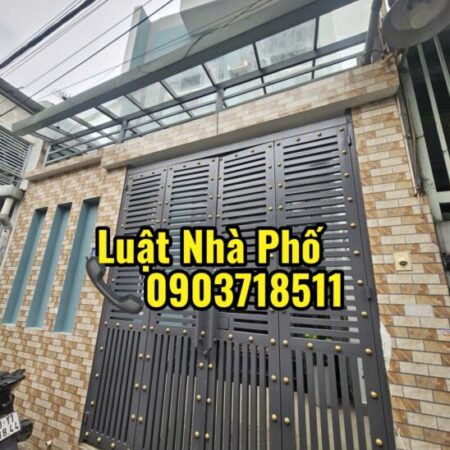SIÊU PHẨM 2 TẦNG NHÀ MỚI KIÊN CỐ MỘT TRỤC LIÊN KHU 2-5, HIỆP THÀNH, QUẬN 12