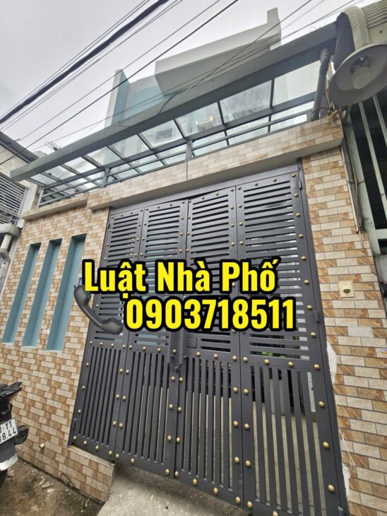 SIÊU PHẨM 2 TẦNG NHÀ MỚI KIÊN CỐ MỘT TRỤC LIÊN KHU 2-5, HIỆP THÀNH, QUẬN 12