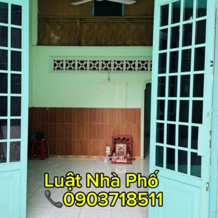 NHÀ TRỆT LỬNG HẺM NHỰA XE HƠI NGUYỄN THỊ BÚP 55M², GẦN CHỢ CÂY THỊ KHU VIP HIỆP THÀNH QUẬN 12