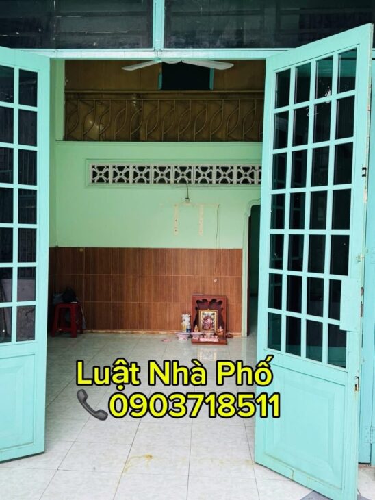 NHÀ TRỆT LỬNG HẺM NHỰA XE HƠI NGUYỄN THỊ BÚP 55M², GẦN CHỢ CÂY THỊ KHU VIP HIỆP THÀNH QUẬN 12