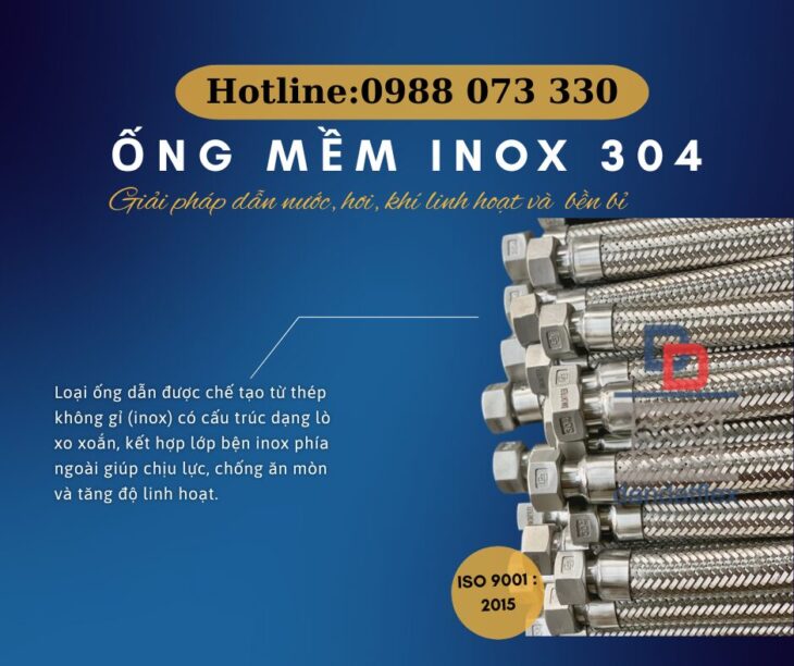 ỐNG MỀM INOX – CHỊU NHIỆT, CHỐNG GỈ, SIÊU BỀN