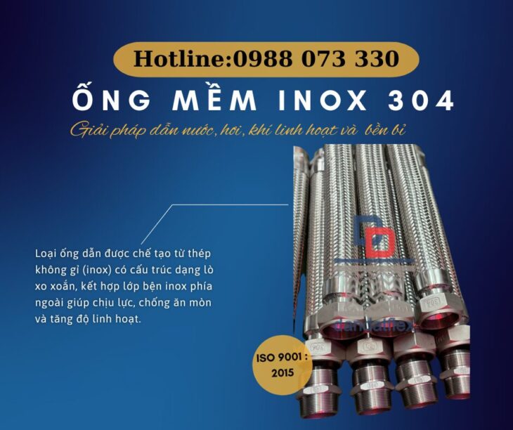 ỐNG MỀM INOX – CHỊU NHIỆT, CHỐNG GỈ, SIÊU BỀN