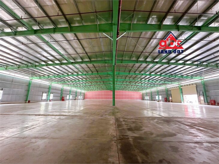 XT628 Xưởng cho thuê lâu dài, với thiết kế khung thép kiên cố, hạ tầng KCN hiện đại