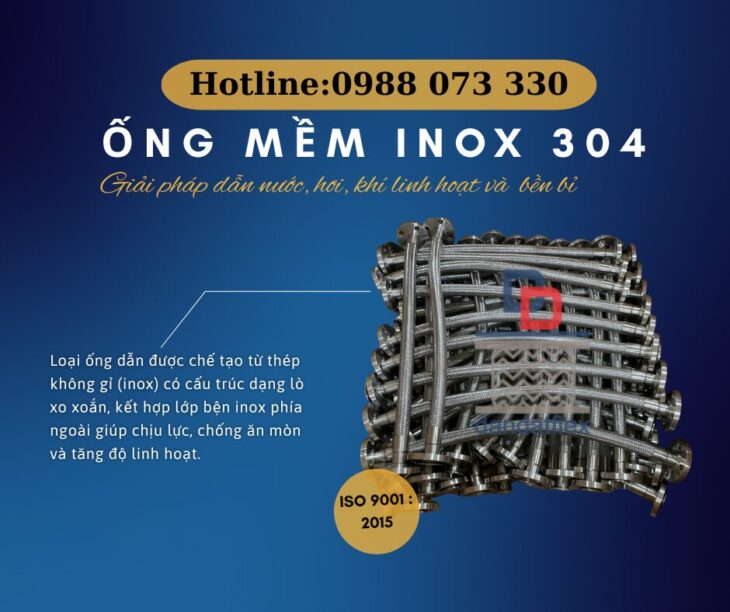 ỐNG MỀM INOX – CHỊU NHIỆT, CHỐNG GỈ, SIÊU BỀN