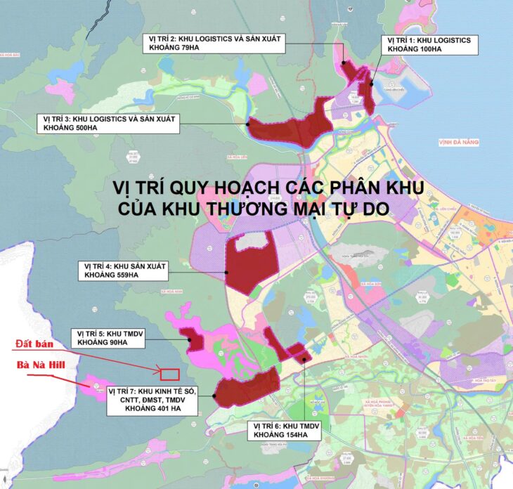 ♥ Đất Hòa Ninh, sát Bà Nà Hill, cạnh Khu TM Tự Do, 5500m2 ngang 55m, Lô Góc đường 10m, 100% Thổ Cư