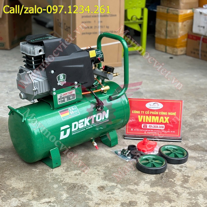 Máy nén khí có dầu Dekton DK-AC50DR giá rẻ