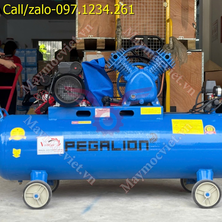 Máy nén khí có dầu Pegalion 120L TM-W-0.36/8 giá rẻ