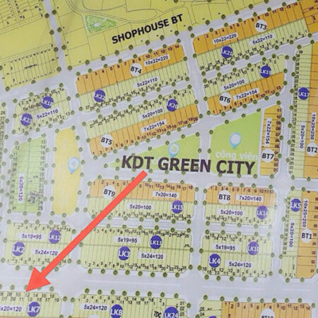 💥 HÀNG HIẾM GIÁ TỐT – TRỤC 27M THÔNG THẲNG RA BIỂN LK7 KHU ĐÔ THỊ GREEN CITY 💥