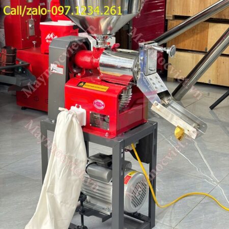 Máy xát gạo, xát vỏ đỗ tương Takyo TK190 phễu inox giá rẻ