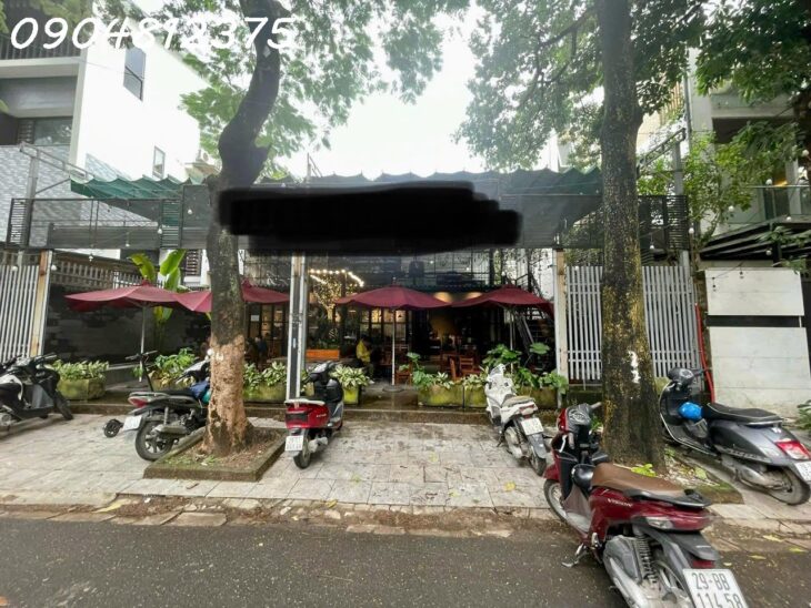 Cho thuê mặt bằng làm quán cafe, quán ăn mặt tiền đường lớn bán đảo Linh Đàm, Hoàng Mai