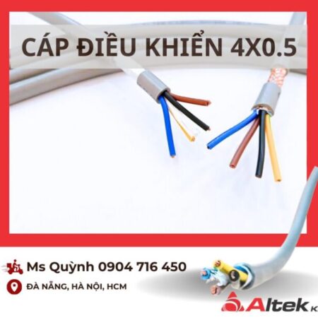 Cáp điều khiển tín hiệu âm thanh 4×0.5,4×0.75 Altek Kabel Hà Nội, Đà Nẵng, Sài Gòn, Thanh Hóa