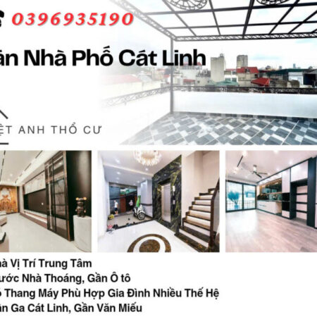 Bán nhà Phố Cát Linh, 41m2, Ngõ Nông Ô Tô, Full Nội Thất, Giá: 13.68 Tỷ, Lh: 0396935190.