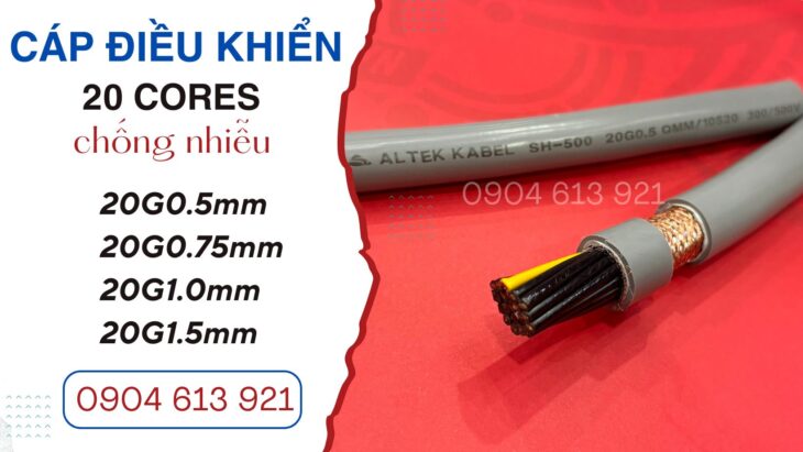 Cáp tín hiệu chống nhiễu / SH -500 20G1.5QMM Altek Kabel Hà Nội, Hải Phòng, Bắc Ninh