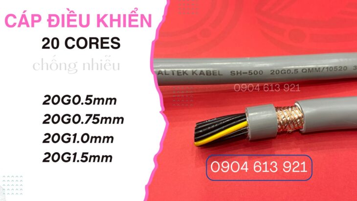 Cáp tín hiệu chống nhiễu / SH -500 20G1.5QMM Altek Kabel Hà Nội, Hải Phòng, Bắc Ninh
