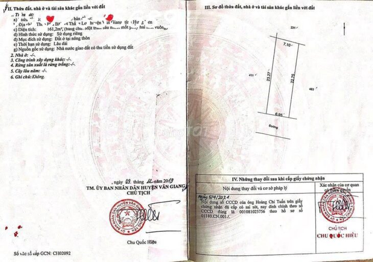 CƠ HỘI VÀNG SỞ HỮU ĐẤT TRUNG TÂM VĂN GIANG