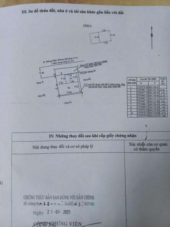 Bán Nhà Mặt Tiền Phùng Khắc Khoan-Nha Trang -DT: 222m2 ngang 13,6m -Hướng Tây Bắc -Đường hiện