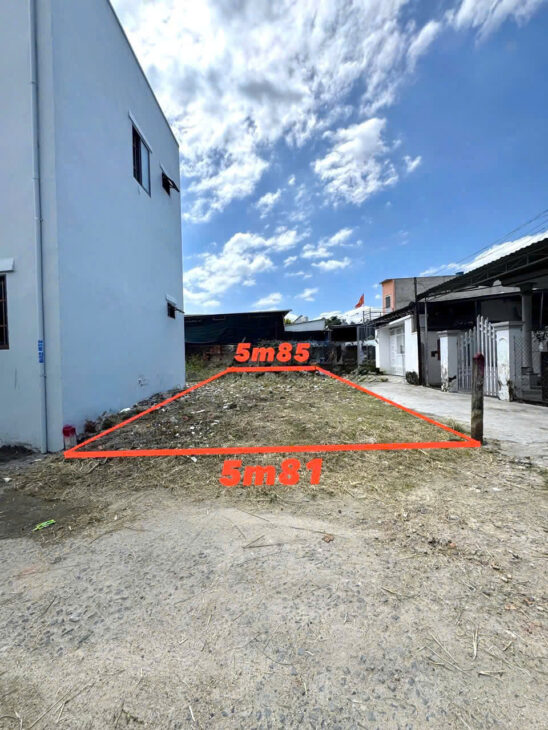 BÁN ĐẤT 2 MẶT HẺM OTO THÔN CƯ THẠNH XÃ SUỐI HIỆP – Diện tích 60m2 full ONT – Ngang 5.81m. Hướng