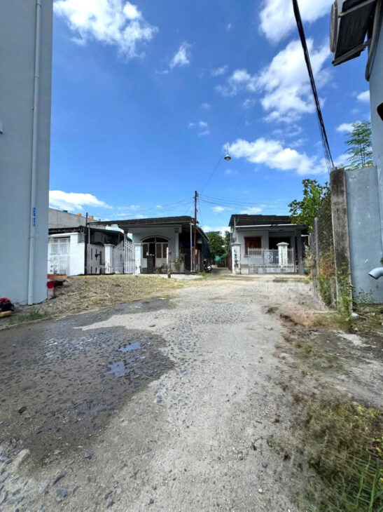 BÁN ĐẤT 2 MẶT HẺM OTO THÔN CƯ THẠNH XÃ SUỐI HIỆP – Diện tích 60m2 full ONT – Ngang 5.81m. Hướng