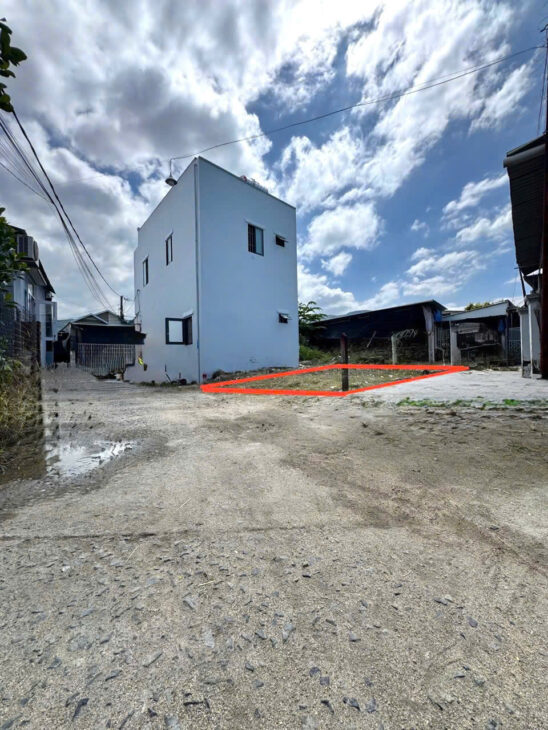 BÁN ĐẤT 2 MẶT HẺM OTO THÔN CƯ THẠNH XÃ SUỐI HIỆP – Diện tích 60m2 full ONT – Ngang 5.81m. Hướng