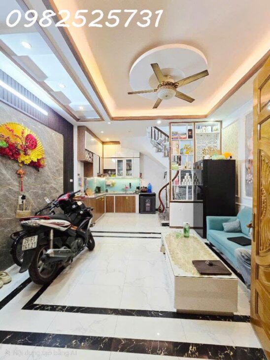 Bán nhà ngõ 420 Khương Đình – 34m 5 tầng gần ô tô – Sổ đỏ nở hậu giá 7,6 tỷ