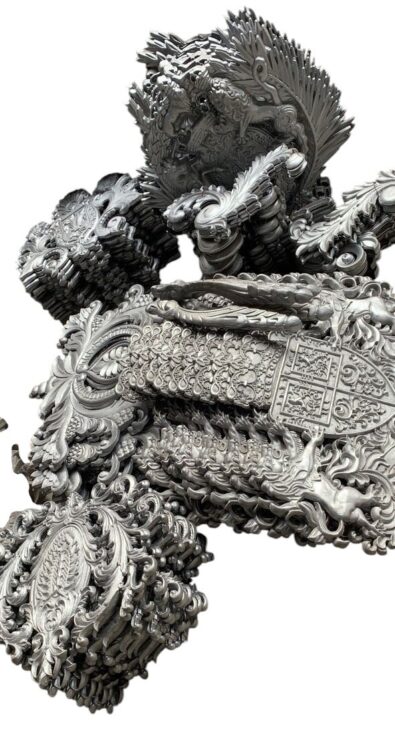 Nhôm phù điêu trang trí cửa cổng, hàng rào