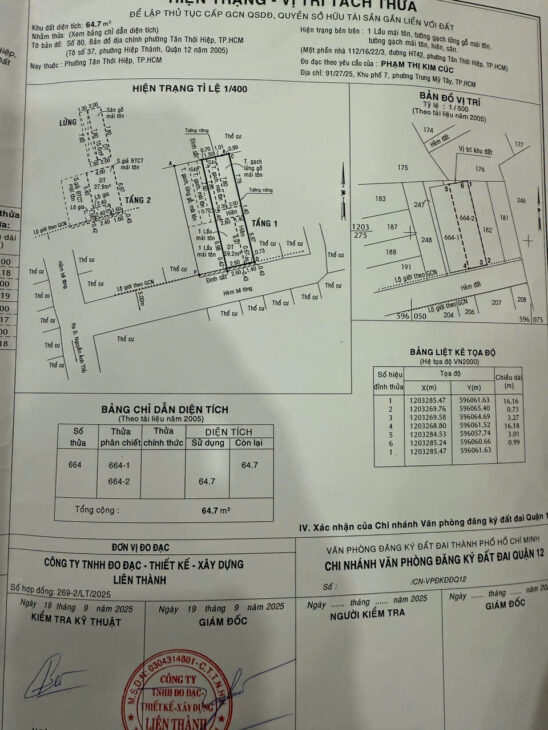 BÁN CẶP ĐẤT ĐẸP TRẦN THỊ HÈ, HIỆP THÀNH, Q12 – FULL THỔ – GIÁ CHỈ 4.2 TỶ/LÔ