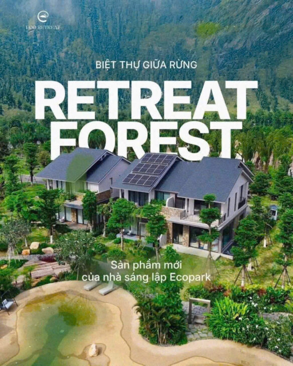 Ecopark ra mắt Biệt thự rừng Retreat Forest – Biệt thự Eco Retreat đẳng cấp và độc đáo lần đầu xuất