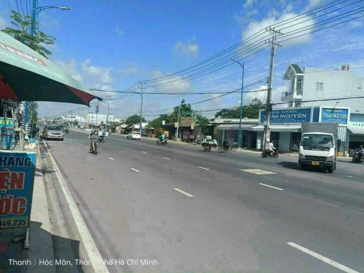 SIÊU PHẨM ĐẤT SHR A4 (10×49) MẶT TIỀN PHAN VĂN HỚN, BÀ ĐIỂM, HÓC MÔN