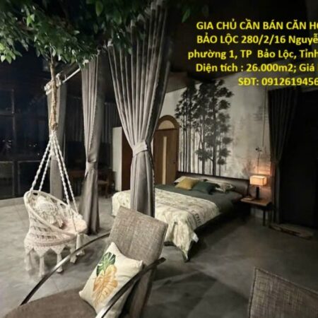 GIA CHỦ CẦN BÁN CĂN HOMESTAY BẢO LỘC – PHƯỜNG 1, Cách Đường Nguyễn Văn Cừ 200m GIA CHỦ CẦN BÁN CĂN HOMESTAY BẢO LỘC – PHƯỜNG 1, Cách Đường Nguyễn Văn Cừ 200m