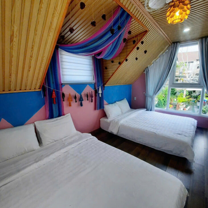 CHO THUÊ HOMESTAY 5 CĂN BUNGALOW FULL NỘI THẤT ĐƯỜNG Ô TÔ TRẠNG TRÌNH