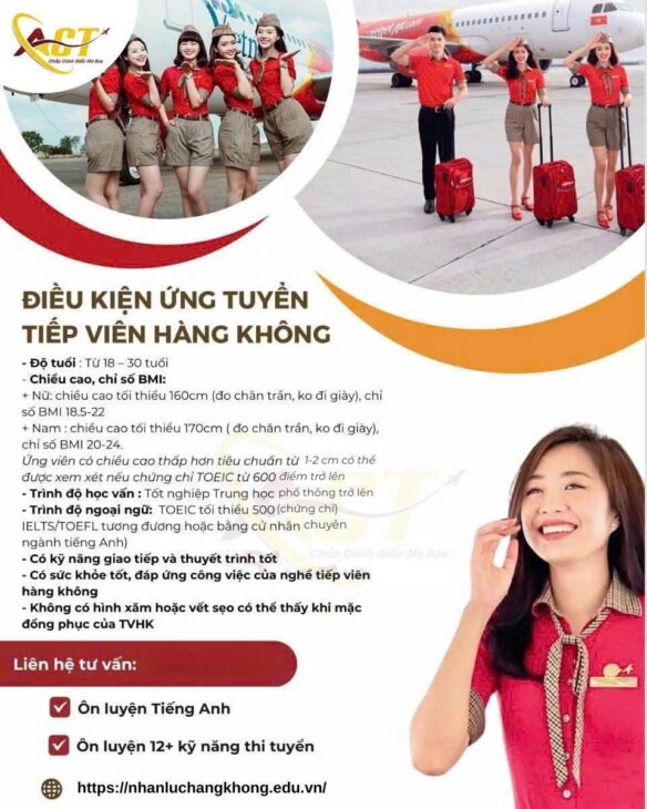 THÔNG BÁO TUYỂN DỤNG NHÂN VIÊN CHĂM SÓC KHÁCH HÀNG TẠI Việt Nam Airlines Hà Nội