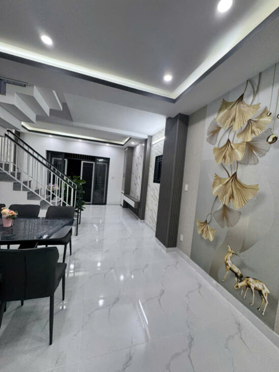 BẤN NHÀ 2 TẦNG NGÃ TƯ GA Q12- CHỢ CẦU ĐỒNG HẺM THÔNG XE TẢI – DIỆN TÍCH SD 110M2- SHR GIÁ NHỈNH 4.X