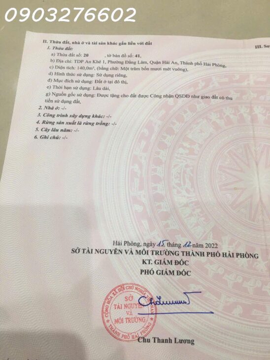 Bán nhà mặt đường Ngô Gia Tự, chỉ 90 triệu/m2, 140m2, Hải Phòng ngay cạnh cầu rào giá tốt