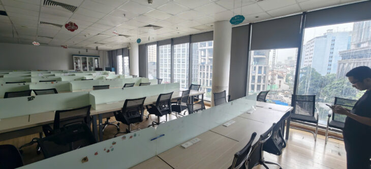 Cho thuê sàn văn phòng mặt đường Lê Văn Lương thanh xuân Hà Nội 230m 300nghin/m