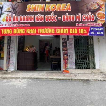 CHÍNH CHỦ CẦN SANG Nhượng CỬA HÀNG ĂN NHANH Hàn Quốc 111-B1 Trần Hữu Tước P.Nam Đồng, Đống Đa, Hà CHÍNH CHỦ CẦN SANG Nhượng CỬA HÀNG ĂN NHANH Hàn Quốc 111-B1 Trần Hữu Tước P.Nam Đồng, Đống Đa, Hà